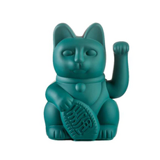 DONKEY PRODUCTS MANEKI NEKO 幸運繽紛招財貓 綠, 10.5 x 10.5 x 15cm, 綠色