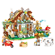 LoZ 農場小屋積木 LOZ1281 899個, 1盒
