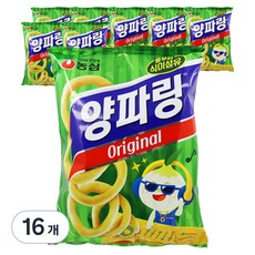 농심 양파링 오리지널, 160g, 16개