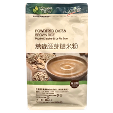 健康時代 燕麥胚芽糙米粉 無糖, 600g, 1包