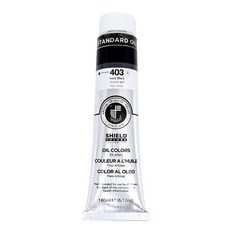 쉴드 스탠다드 유화물감 전문가용 403 IVORY BLACK, 180ml