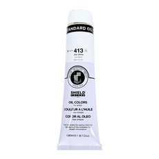 쉴드 스탠다드 유화물감 전문가용 413 ZINC WHITE, 180ml, 1색