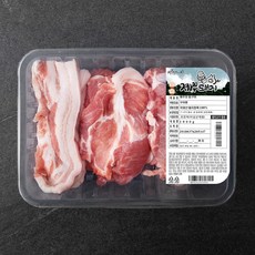 파머스팩 제주 돼지 모듬 구이용 (냉장), 1kg, 1개