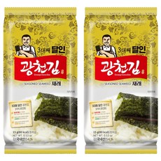 광천김 3대째 달인 재래김, 15g, 2개