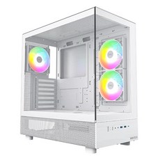MONTECH 君主 XR 電腦機殼 白色, ATX, Micro-ATX, Mini-ITX 主機板相容, XR 白色, 1個