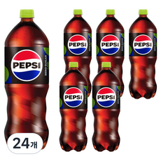 펩시 제로슈거 라임향, 1.8L, 24개