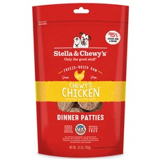 스텔라앤츄이스 강아지 전연령용 동결건조 치킨 디너패티 사료, 닭, 709g, 1개