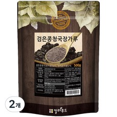 컬러푸드 국산 검은콩청국장가루, 500g, 2개