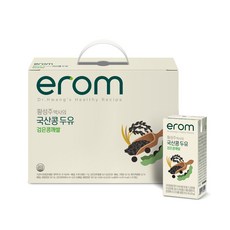 이롬 황성주 국산콩 두유 검은콩깨쌀, 190ml, 24개