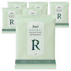 Rael 내추럴 청결티슈, 47g, 6개