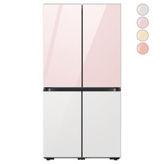 [색상선택형] 삼성전자 비스포크 4도어 프리스탠딩 양문형 냉장고 870L 방문설치 RF85C9101AP