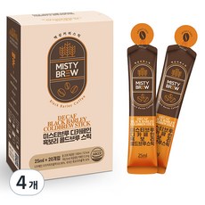 Misty Brew 脫咖啡因黑大麥冷萃棒, 25ml, 20條, 4盒