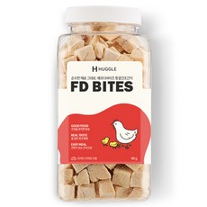 허글 반려동물 에프디바이츠 동결건조간식, 닭고기, 90g, 1개 닭고기, 1개
