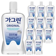 가그린 오리지널 구강청결제, 1.1L, 12개