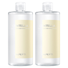 DR.PEPTI J&KOCHE 積雪草深層清潔卸妝水, 400ml, 2個