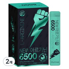 라이프힐 국내산 고함량 NEW 아르기닌 6500, 2개, 300g