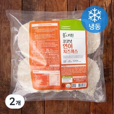 풀스키친 코코넛 연어 치즈까스 (냉동), 800g, 2개