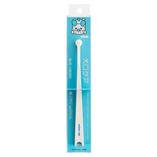 minD up 寵物迷你牙刷 B01-015, 迷你/超小型犬適用, 160*15.5mm, 白色, 1支
