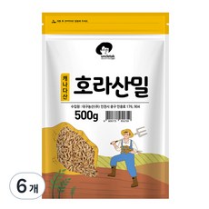 엉클탁 호라산밀, 500g, 6개
