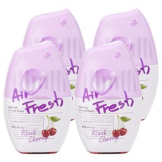 Air Fresh Crystal Water室內用大容量芳香劑本品 黑櫻桃, 4個, 400ml