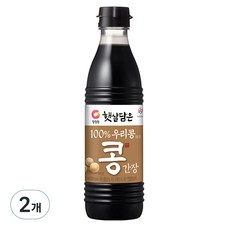 청정원 햇살담은 우리콩 간장, 500ml, 2개