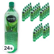 담터 알로에 베라 주스, 24개, 1.5L