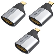 벤션 4K C타입 to HDMI V2.0 미러링 젠더 스트랩형, 3개