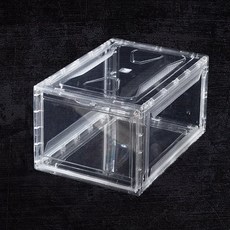 磁吸鞋盒, 透明/透灰/白色/黑色, 多尺寸可選, 1個
