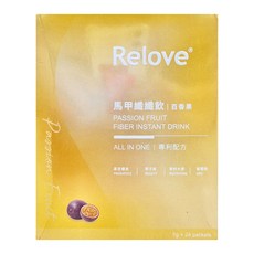 Relove 馬甲纖纖飲 百香果, 7g x 24包, 1盒