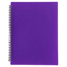 문구담 수정가능 A4 악보파일 60p, 퍼플, 1개
