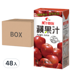 光泉 果汁時刻蘋果汁, 300ml x 24入, 48入