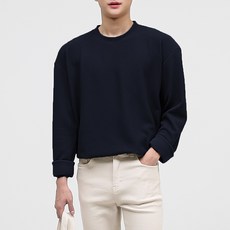 
                                                        단군 남성용 링클프리 오버핏 컬러 긴소매 티셔츠
                                                    