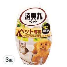 ST 雞仔牌 部屋消臭力 花香 除寵物異味 強力消臭 寵物專用, 400ml, 3瓶