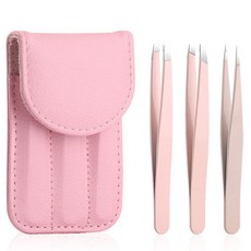 高級鑷子 3件組, 1組, Pink