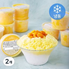 흥국에프엔비 스노우빙 망고 샤베트 (냉동), 3600g, 2개