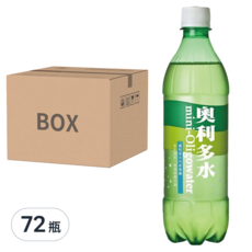 金車 奧利多 奧利多水, 含有寡醣成分, 幫助消化, 促進新陳代謝, 清爽炭酸氣泡口感, 585ml, 72瓶