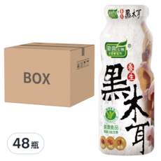 歐典生機 養生黑木耳 180ml*24瓶, 添加枸杞、桂圓、紅棗, 全素可食, 48瓶