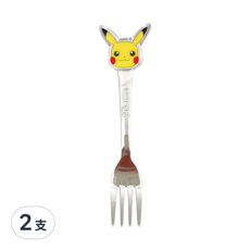 Skater 不鏽鋼叉子 14cm, Childs Fork, Pokemon, 2支
