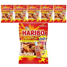 하리보 해피콜라 사우어 젤리, 100g, 6개
