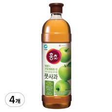 청정원 홍초 풋사과, 1.5L, 4개