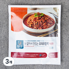 정다운 더 얇아서 맛있는 오리주물럭 매운맛, 3개, 500g