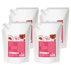 네이쳐티 넘치는 딸기 베이스, 1kg, 4개
