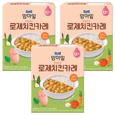 Mammameal 即食料理包, 玫瑰醬雞肉咖哩口味, 160g, 3盒
