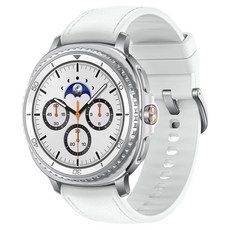 삼성전자 갤럭시워치 8 클래식 스마트워치 SM-L505N, 화이트, 46mm, GPS+Cellular
