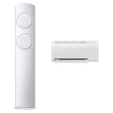 삼성전자 56.9㎡(17.2평) + 18.7㎡(5.7평) AI Q9000 홈멀티형 에어컨 AF60F17D11WRT + 리모컨 세트 방문설치, 일반배관형