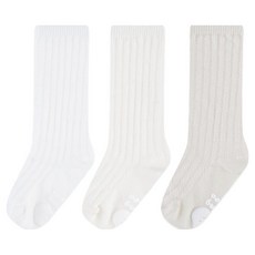 JumpingChickpea 幼兒款純網眼及膝襪 3件組