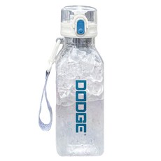 DODGE 道奇 方尊彈蓋水壺, 白色, 1L, 1個