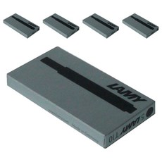 德國 LAMY T10鋼筆專用一次性墨水囊, 黑色, 25個