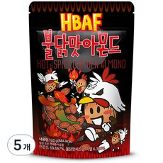 바프 불닭맛 아몬드, 120g, 5개