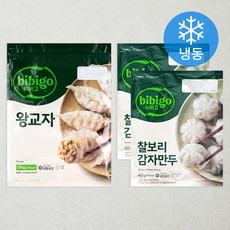 비비고 왕교자 1.4kg 1P + 찰보리 감자만두 400g 2P (냉동), 1세트